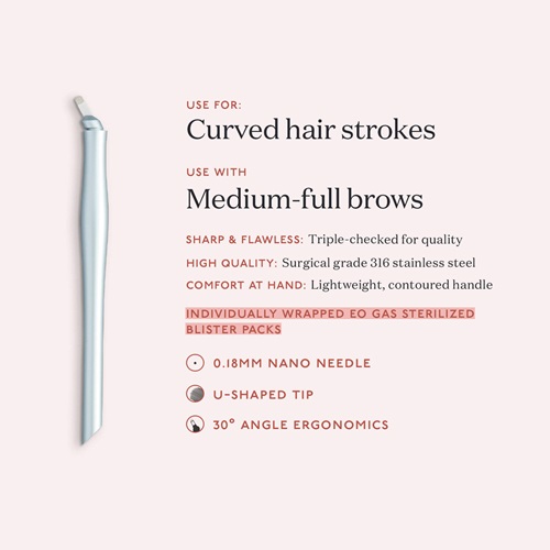 18 u product benefits - PmuBox.bg - снимка Игли комплект – Microblading Sampler Pack - Image 6