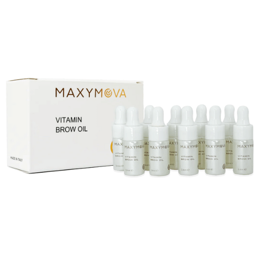 vitaminno olio za vezhdi mini - PmuBox.bg - снимка Комплект 3 бои за вежди MAXYMOVA - Image 12