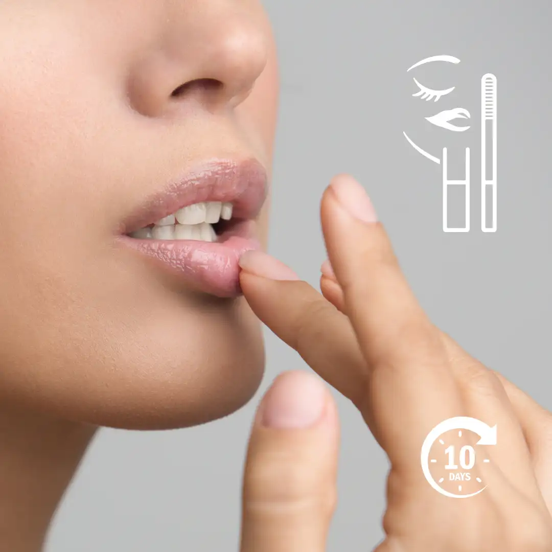 for lips mini - PmuBox.bg - снимка Крем след перманентен грим – възстановяващ и хидратиращ (20 x 4 мл) - Image 4