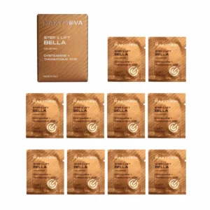 bella ctga sashet 10 mini - PmuBox.bg - снимка BELLA COLLECTION Стъпка 1 - Цистеамин + Тиогликолова киселина за корейски лифтинг на мигли, сашета